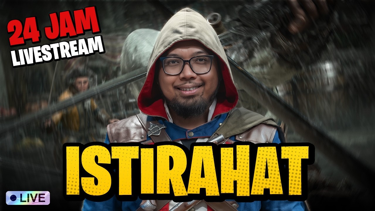 24 JAM LIVESTREAM BREAK! - Assassins Creed Black Flag Resync
