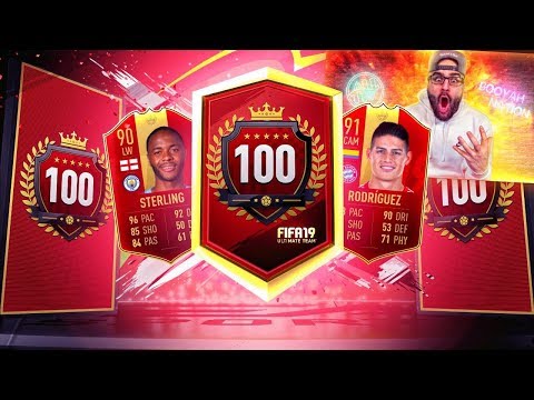 YES! I GOT INSANE REWARDS!! TOP 100 REWARDS! FIFA 19 Ultimate team RTG