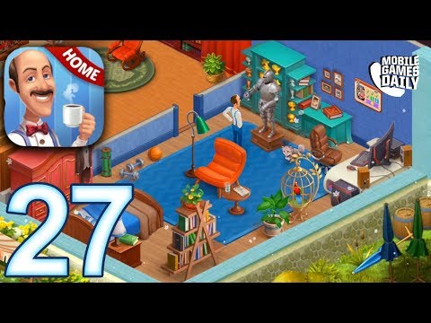 HOMESCAPES Story Walkthrough Gameplay Part 27 - Day 20 Living Room (iOS Android)