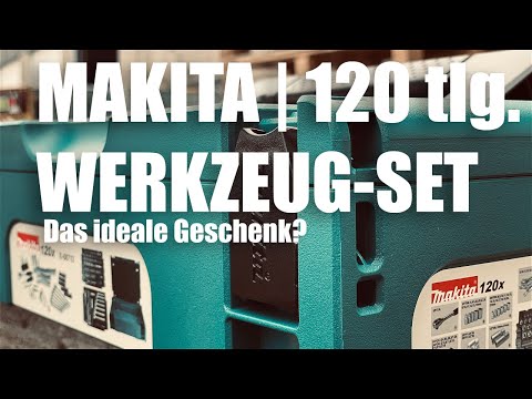 Makita RANKINIŲ ĮRANKIŲ RINKINYS (120VNT. ) E-08713 video