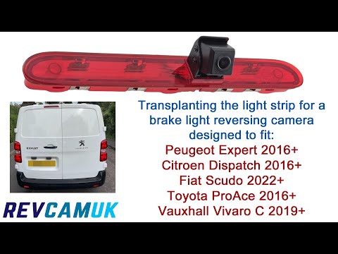 Instructions for transferring the light strip to our brake light reversing camera
