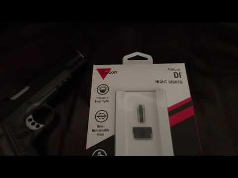 Trijicon Fiber Sights for Glock initial impressions review