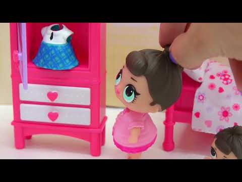 LOL Surprise Big & Lil Sisters School Day Morning Time Routine - Eat Breakfast, Brush Teeth