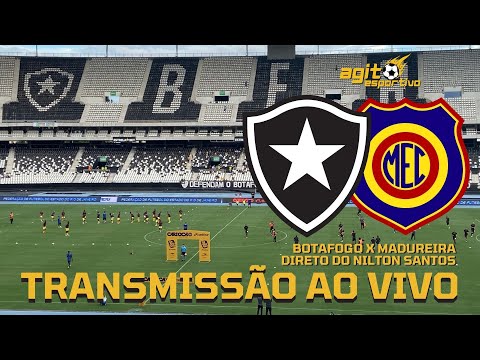 BOTAFOGO X MADUREIRA TRANSMISSÃO AO VIVO -  CAMPEONATO CARIOCA 2022 DIRETO DO NILTON SANTOS