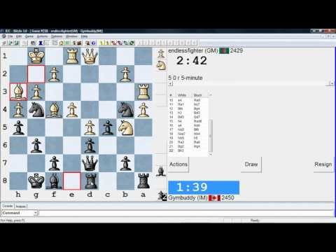 Blitz Chess Commentary Endlessfighter(GM) - Gymbuddy(IM)