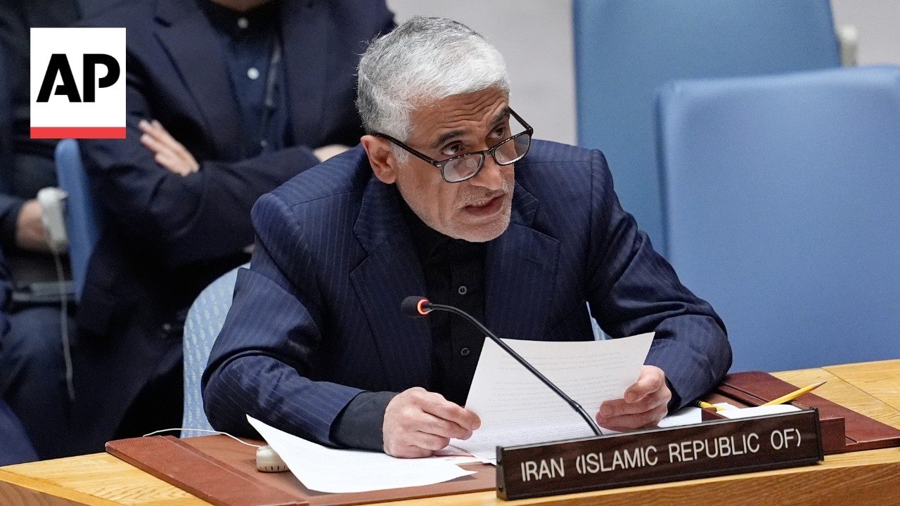 Video | Iran will take 'proportionate' action if Trump follows through on threats, UN envoy says