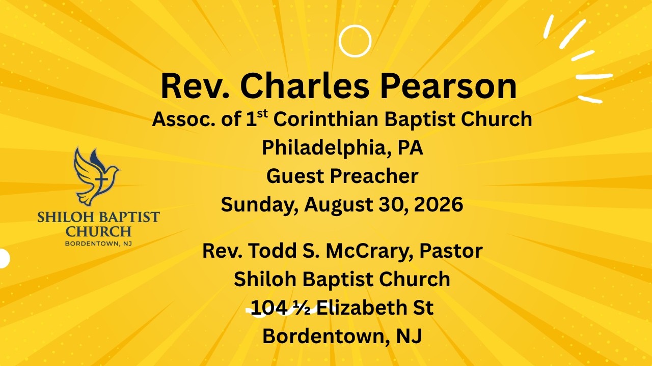 Rev. Charles Pearson, Guest Preacher thumbnail