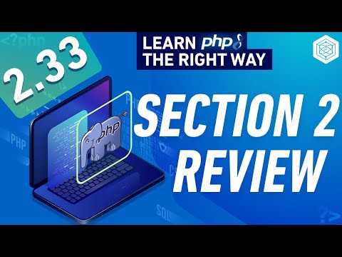 Section 2 review & exercise project - Full PHP 8 Tutorial