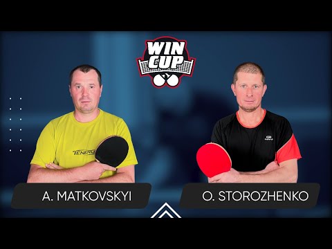 14:00 Andrii Matkovskyi - Oleksandr Storozhenko West 3 WIN CUP 02.08.2024 | Table Tennis WINCUP