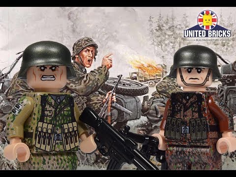 United Bricks WW2 Dot44 Germans|ЛЕГО немецкие солдаты в камуфляже