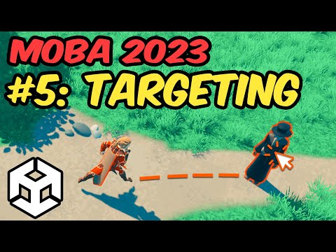 Making A MOBA Character in 2023 - #5: ENEMY TARGETING (Unity 2023 Tutorial)