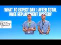 First Day After TKR What To Expect