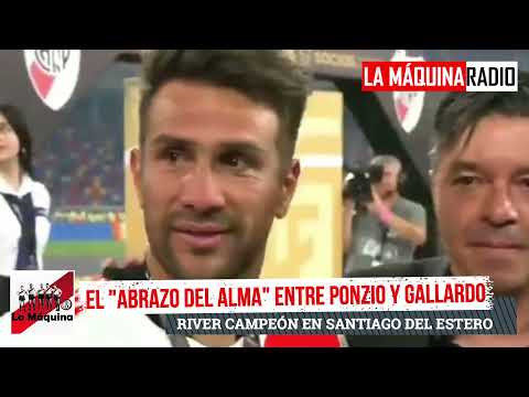 LA EMOCIÓN Y EL ABRAZO ENTRE LEO PONZIO Y MARCELO GALLARDO