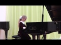 Выступает Эвелина Милова (фортепиано, 5 класс) 
