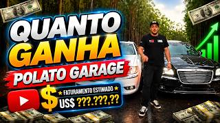 QUANTO GANHA O CANAL POLATO GARAGE | GANHOS REAIS 2026