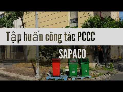 Tập huấn công tác phòng cháy chữa cháy tại SAPACO