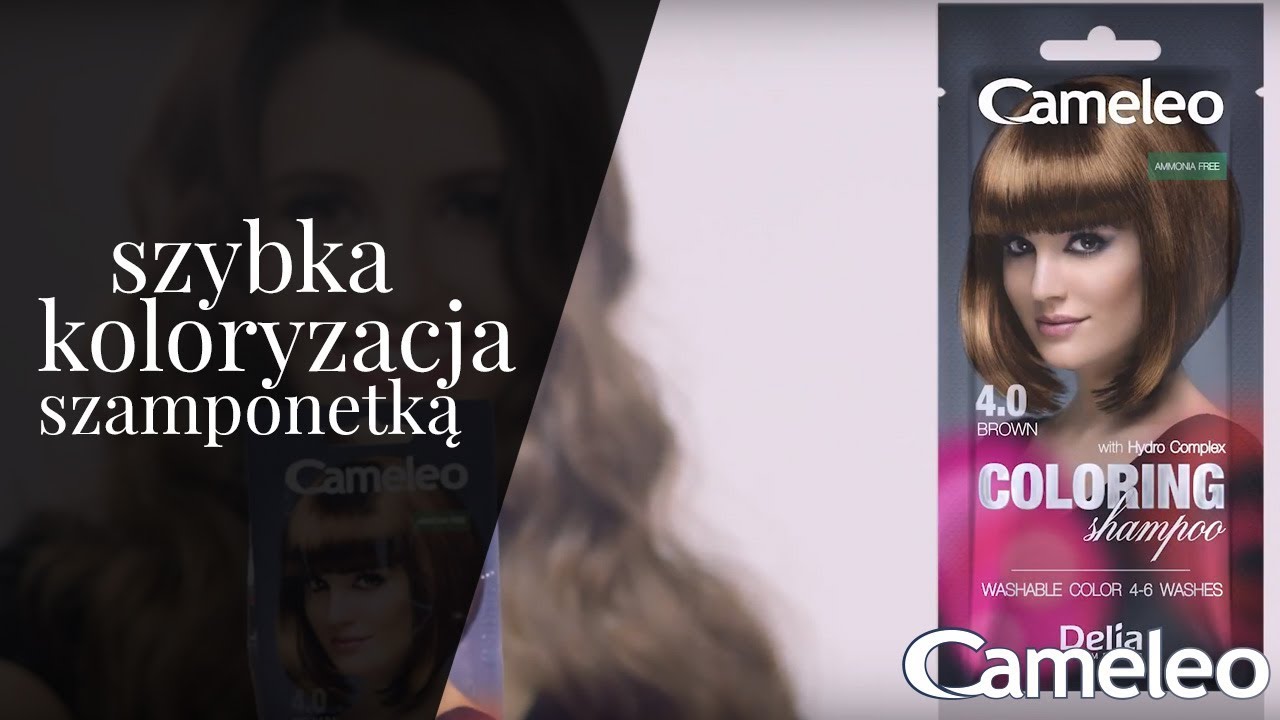 Szybka i łagodna koloryzacja - Cameleo COLORING SHAMPOO