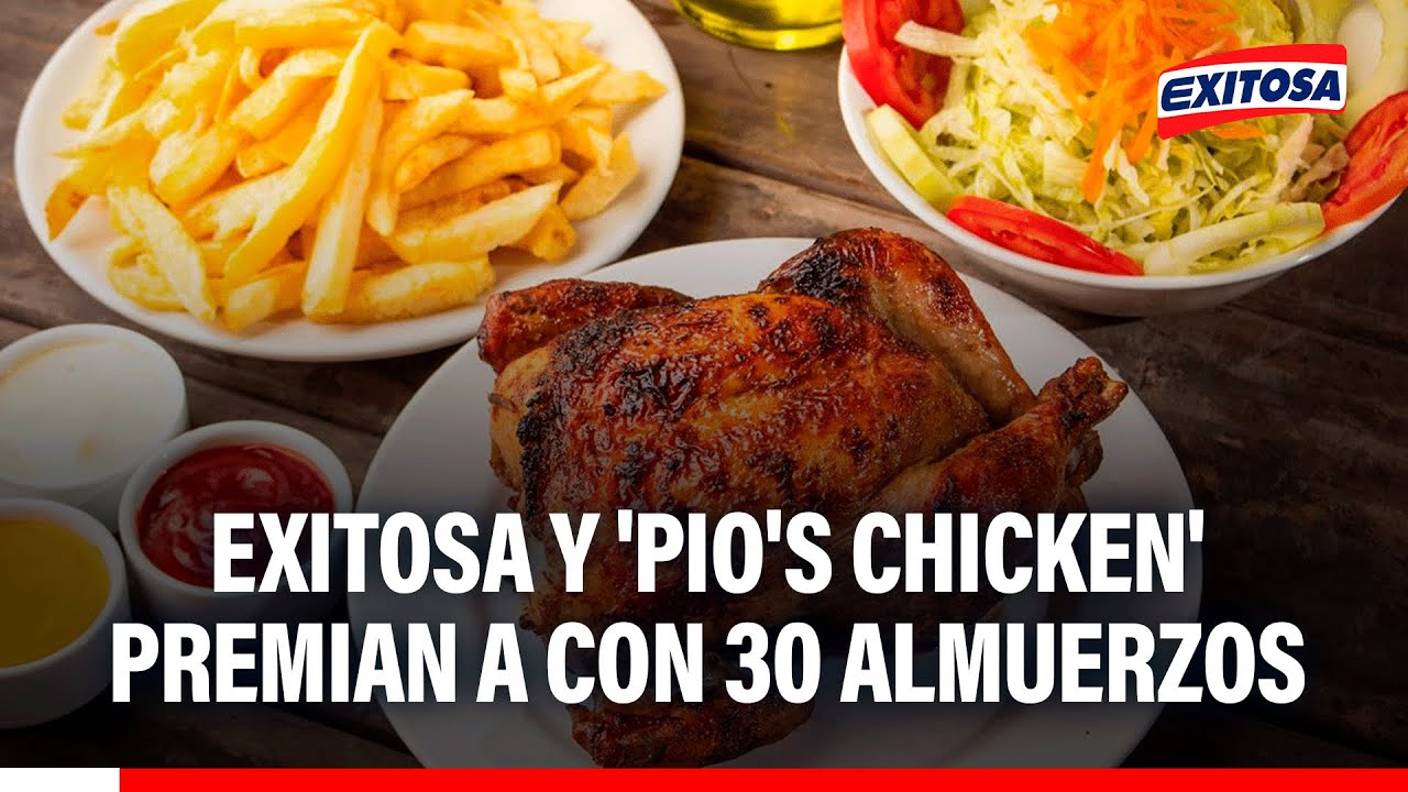 🔴🔵 Exitosa y 'Pio's Chicken' premian a con 30 almuerzos a los fieles oyentes de los 95.5 FM