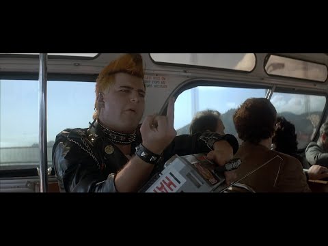 Star Trek IV The Voyage Home (1986) Spock and Kirk Ride The Bus
