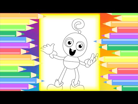 Cute Baby Long Legs Poppy Playtime Coloring Pages/Syn Cole - Feel Good [NCS Release]