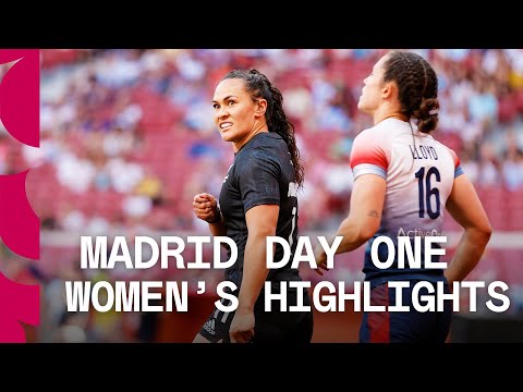 New Zealand mean BUSINESS in Madrid | HSBC SVNS Madrid Day One Highlights