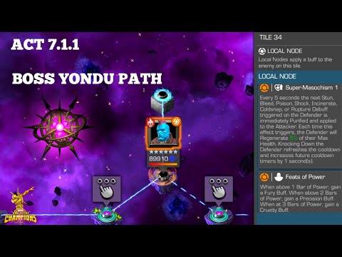 Act 7 Chapter 1.1 Yondu Boss Path -  Easy Path Book 2 | Mcoc | Marvel Contest of Champions