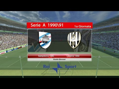 Serie A 1990\91 Sampdoria-Cesena (1° Giornata)