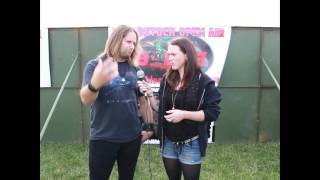 Kelly Sundown Carpenter (Firewind) interview with Redd @Bloodstock-Open-Air 2013
