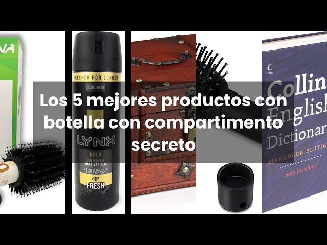 Vídeo relacionado con WANDGU Botella de Agua Segura con Compartimento Oculto Secreto: 750ML Contenedor Secreto Seguro, Contenedor Secreto Para Esconder Cosas, Botella de Agua de Acero Inoxidable para Senderismo, Gimnasio