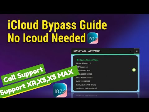 iOS 18.7.2 rC Bypass iCloud Activation Lock With Signal Outgoing Call Only iPhone XR,XS,XS MAX With