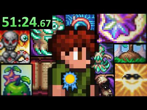 I speedran EVERY new Terraria 1.4.5 Achievement!