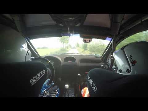 Warmińskie Szutry 2018 -OS Kramarzewo - Łukasz Kowalczyk / Kamil Sierocki - Peugeot 206 RC