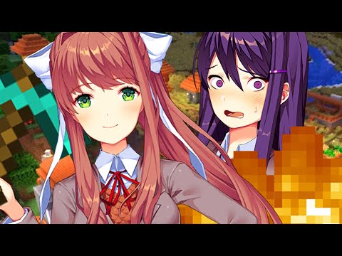 Querxes - (DDLC Animation) Monika Plays Minecraft Part 2