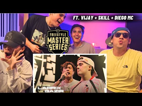 LARRIX vs GAZIR | OCTAVOS DE FINAL 🔥 FMS INTERNACIONAL 2024 Ft. Vijay + Skill + Diego