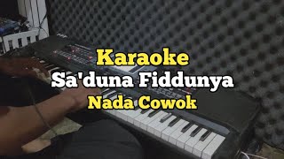Download lagu Karaoke - Sa'duna Fiddunya Nada Cowok Lirik Video | Karaoke Sholawat mp3