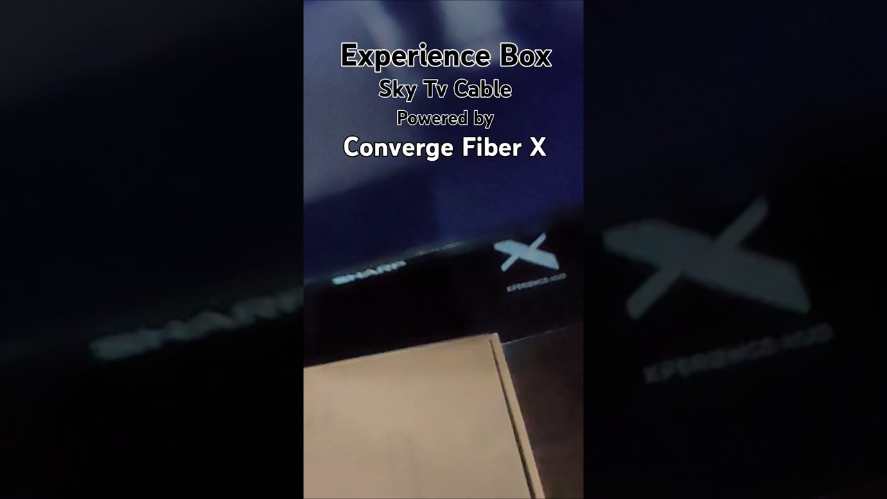 Experience Box | Sky Tv Cable | Converge Super Fiber X | Bryan Enrique