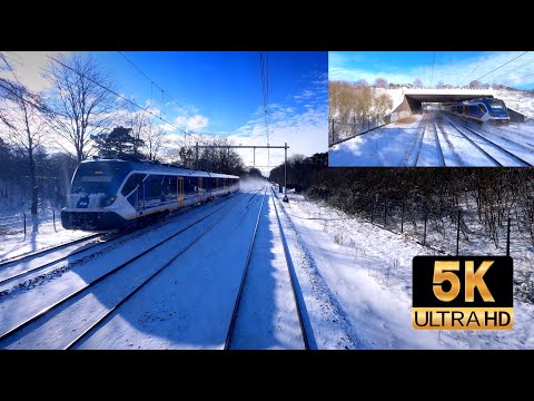 [5K] Multicam Cab Ride version 1: PIP Baarn - Utrecht CABVIEW HOLLAND SLT 9feb 2021