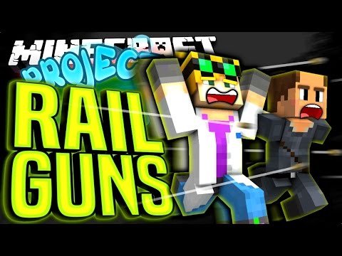 Minecraft - RAIL GUNS - Project Ozone #125