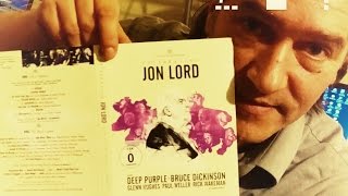 "CELEBRATING JON LORD" - Live At The Royal Albert Hall - 04 April 2014 - MY UNBOXING DVD