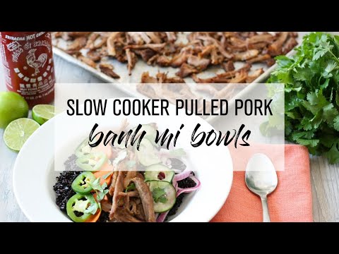 Pork Banh Mi Bowls
