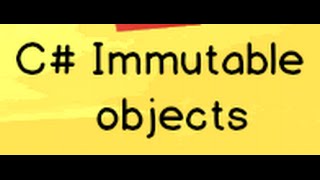 Download the video "C# Immutable object design pattern"