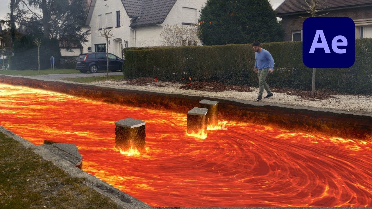 How To Create The Floor Is Lava Effect in After Effects