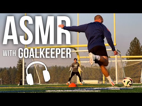 ASMR Training Session w/ Goalkeeper | Soccer / Football Training Session