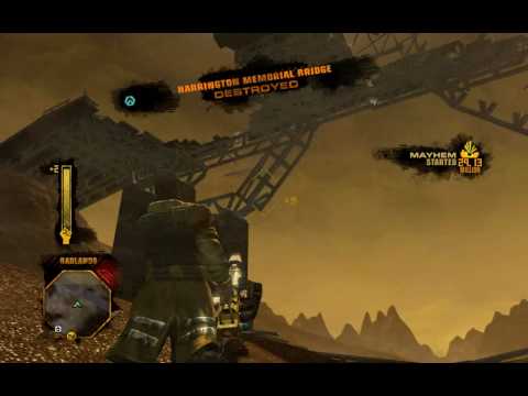 Red Faction: Guerrilla - Badlands Bridge Destruction