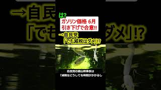 【は?】ガソリン価格6月引き下げで合意→自民党「でも減税はダメ」!?