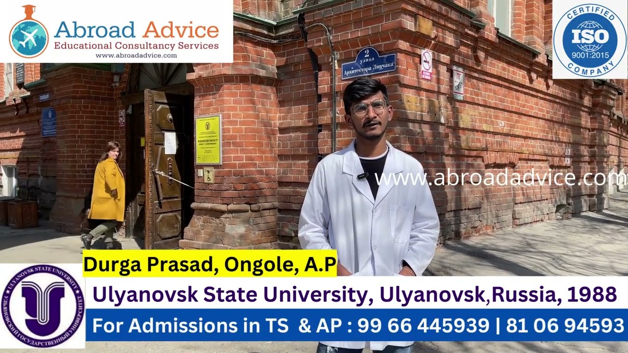Telugu Student Review on Ulyanovsk State University | Study MBBS In Russia 2023 | Low Fees in Russia