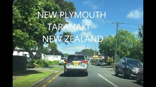 Driving around New Plymouth, Taranaki New Zealand | Relaxing music