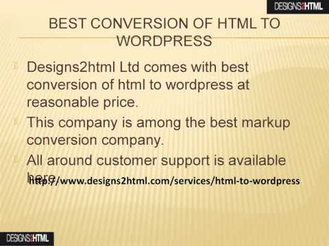 Videos from Designs2html Ltd