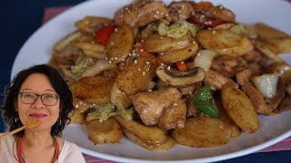Korean Stir-Fried Rice Cakes With Chicken – Rice Cakes From Scratch The Easy Way / Tteok