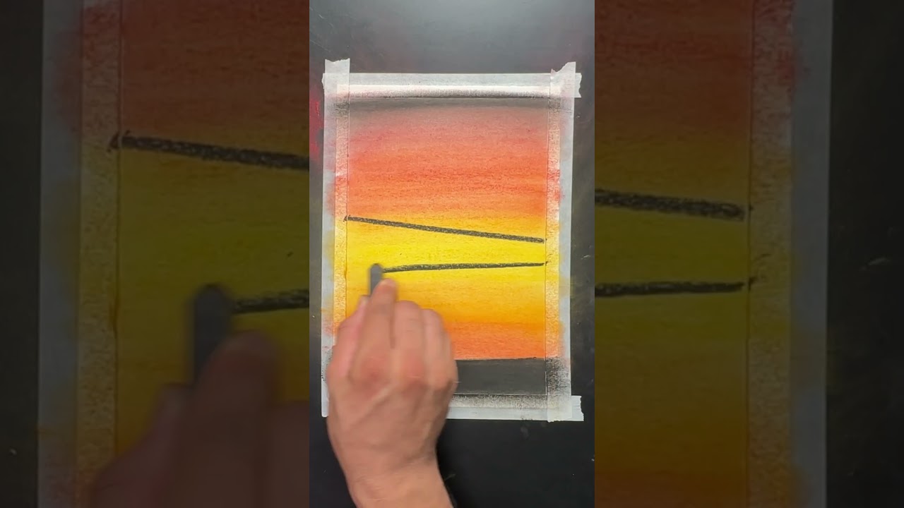 Easy and Simple soft pastel Landscape Painting for Beginners! • Step-by-step Tutorial #art #painting